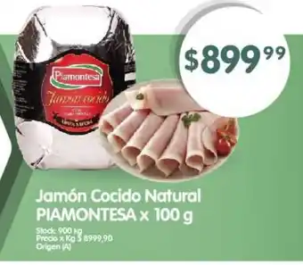Supermercados Buenos Días Jamón Cocido Natural PIAMONTESA x 100g oferta