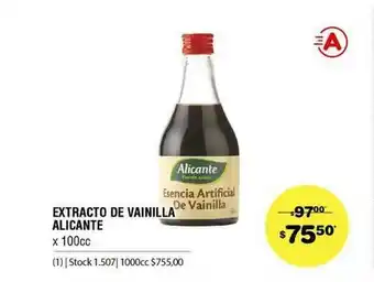 Atomo Conviene Extracto De Vainilla Alicante x 100cc oferta