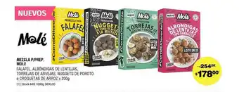 Atomo Conviene Mezcla P Prep Mole Falafel Albóndigas De Lentejas Torrejas De Arvejas Nuggets De Poroto O Croquetas De Arroz oferta