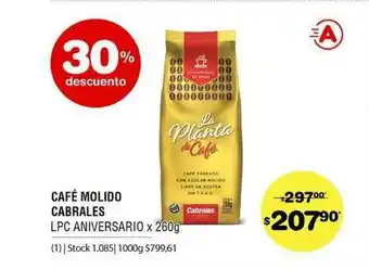 Atomo Conviene Café Molodo Cabrales x 260g oferta