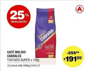 Atomo Conviene Café Molido Cabrales x 130g oferta