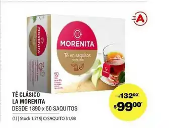 Atomo Conviene Té Clásico La Morenita oferta