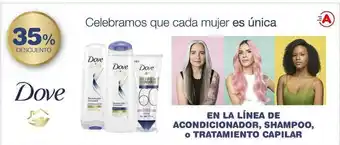 Atomo Conviene Dove En La Línea De Acondicionador Shampoo O Tratamiento Capilar 35% De Descuento oferta