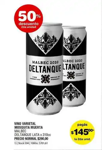 Atomo Conviene Vino Varietal Mosquita Muerta x 310cc oferta