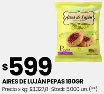 Changomas AIRES DE LUJÁN PEPAS 180GR oferta