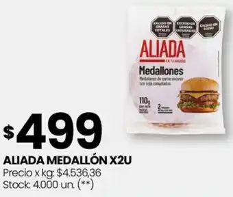 Changomas ALIADA MEDALLÓN X2U oferta