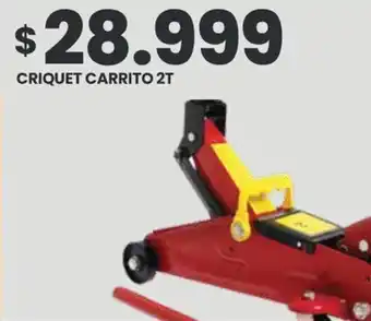 Changomas CRIQUET CARRITO 2T oferta
