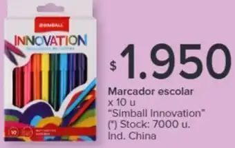 Carrefour Marcador escolar x 10u oferta
