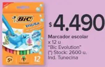Carrefour Marcador escolar x 12u oferta