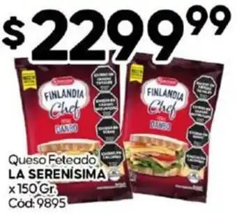 Diarco Queso Feteado LA SERENÍSIMA x 150gr oferta
