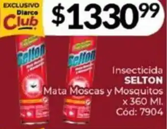Diarco Insecticida SELTON Mata Moscas y Mosquitos x 360ml oferta