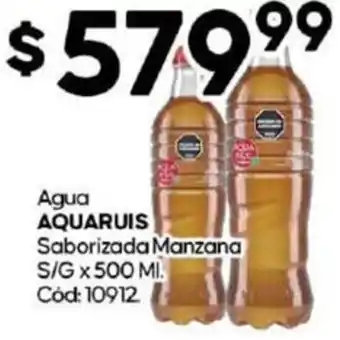 Diarco Agua AQUARUIS Saborizada Manzana S/G X 500ml oferta