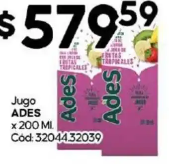 Diarco Jugo ADES x 200ml oferta