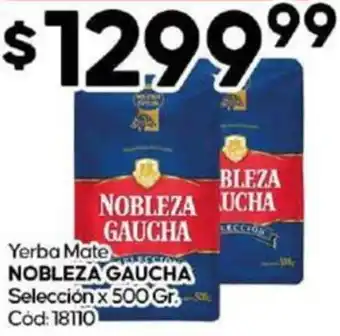 Diarco Yerba Mate NOBLEZA GAUCHA Selección x 500gr oferta