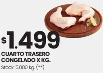 Changomas CUARTO TRASERO CONGELADO X KG oferta