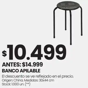 Changomas BANCO APILABLE oferta