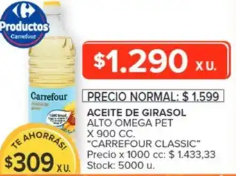 ACEITE DE GIRASOL ALTO OMEGA PET X 900CC
