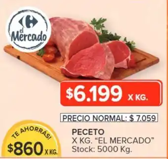 Carrefour PECETO X KG oferta