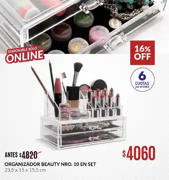 Colombraro Organizador Beauty NRO. 10 En Set oferta