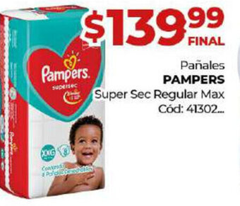 Diarco Pampers Pañales Super Sec Regular Max oferta