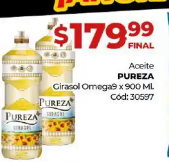 Diarco Pureza Aceite Girasol Omega9 x 900ml oferta