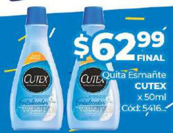 Diarco Cutex Quita Esmañte x 50ml oferta