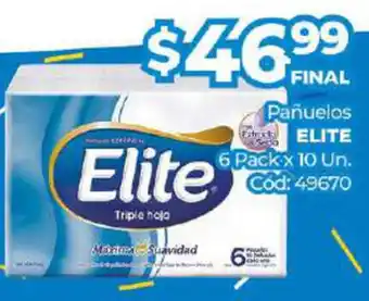 Diarco Elite Pañuelos Pocket 6x10 un oferta