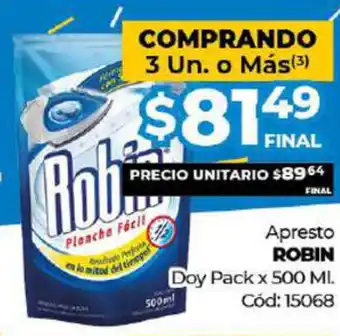 Diarco Robin Apresto D/P x 500ml oferta