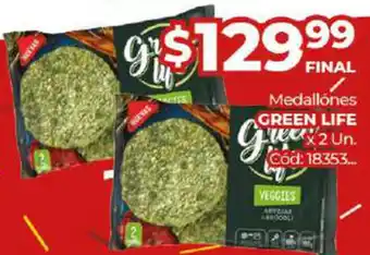 Diarco Green Life Medallones x 2un oferta