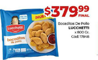 Diarco Lucchetti Bocaditos De Pollo x 800gr oferta