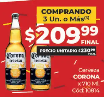 Diarco Corona Cerveza x 710cc oferta