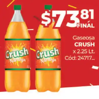 Diarco Crush Gaseosa x 2,25lt oferta
