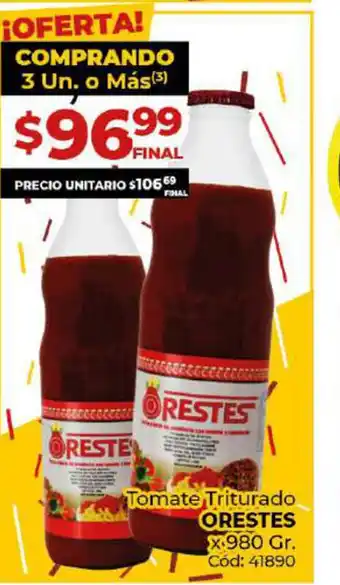 Diarco Orestes Tomate Triturado x 980gr oferta