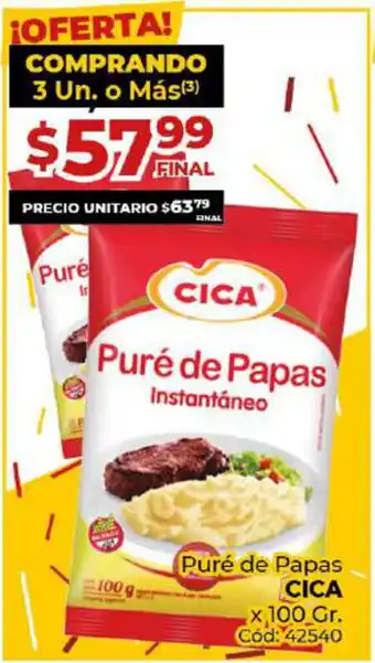 Diarco Cica Pure de Papas x 100gr oferta