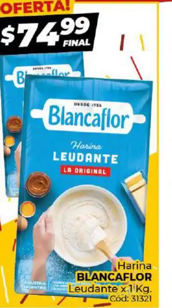 Diarco Blancaflor Harina leudante x 1kilo oferta