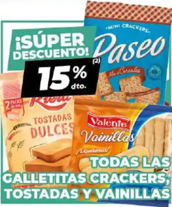 Diarco Todas Las Galletitas Crackers Tostadas Y Vainillas oferta
