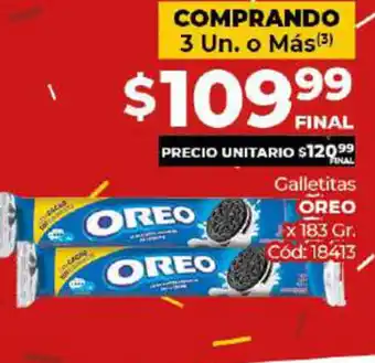 Diarco Oreo Galletitas x 183gr oferta
