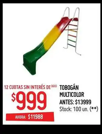 Changomas Tobogán Multicolor oferta