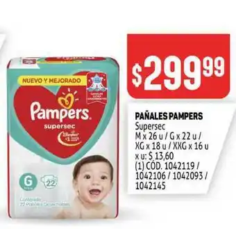 Makro Pampers Pañales oferta