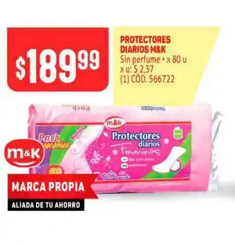 Makro Protectores Diarios M&k x 80u oferta