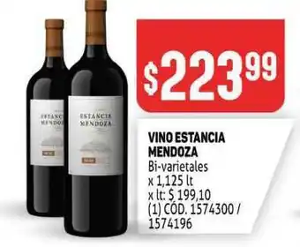 Makro Estancia Mendoza Vino x1,125 lt oferta