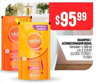 Makro Sedal Shampoo Acondicionador x 300ml oferta