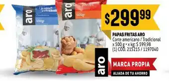 Makro Aro Papas Fritas x 500g oferta