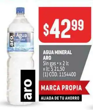 Makro Aro Agua Mineral x 2lt oferta