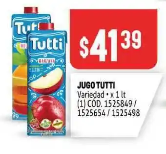 Makro Tutti Jugo x 1lt oferta