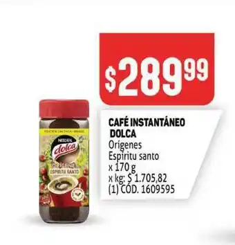 Makro Café Instantáneo Dolca x 170g oferta