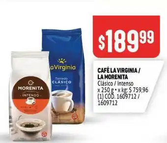 Makro Café La Virginia La Morenita x 250g oferta