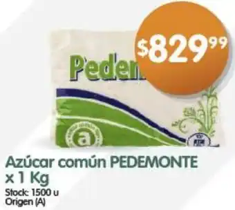 Supermercados Buenos Días Azúcar común PEDEMONTE x 1kg oferta