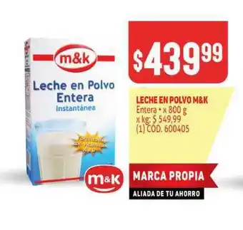 Makro Leche En Polvo M&k x 800g oferta