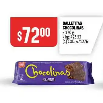 Makro Chocolinas Galletitas x 170g oferta